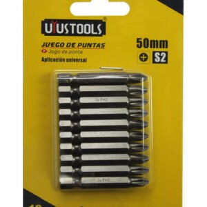 طقم سن مفك صليبة PH2*50mm ناحية واحدة  10 ق