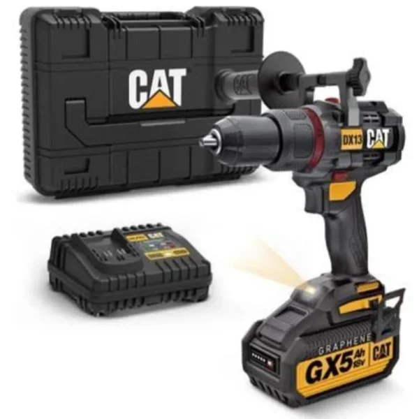 شنيور بطاريه 18 فولت 5 امبير 13مم براشلس 80 نيوتنبطاريه واحدة GRAPHINE Heavy Duty